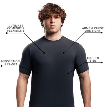 MEN'S BLANK FITTED T SHIRT