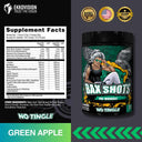 Bax Shots Preworkout - Green Apple (Zero Tingle)