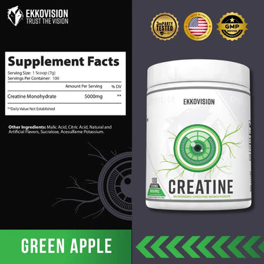 Creatine Monohydrate - Green Apple