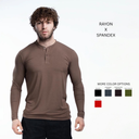 EKKO Blank Henley Long Sleeve