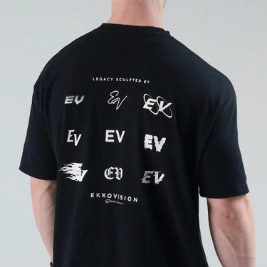 EV Sculpting a Legacy Acid Washed Oversized T-shirt