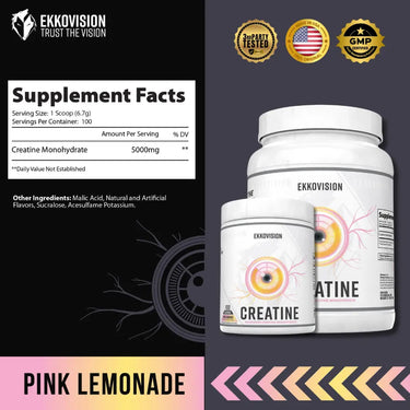 Creatine Monohydrate - Pink Lemonade