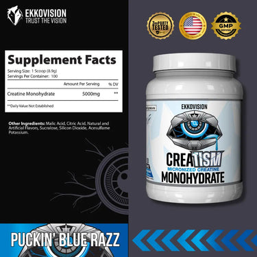 Creatine Monohydrate - Puckin Blue Raz