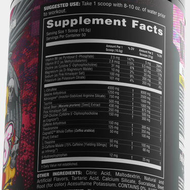 Bax Shots  Preworkout 50 Servings